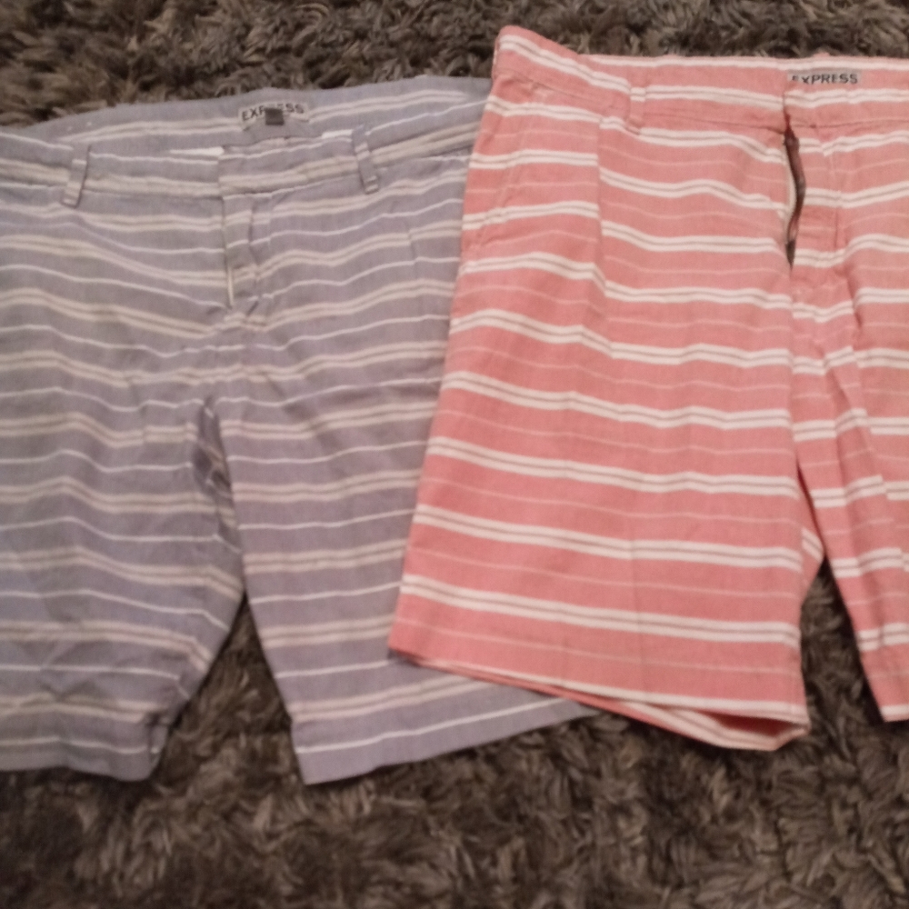 2 Striped Express Shorts 34